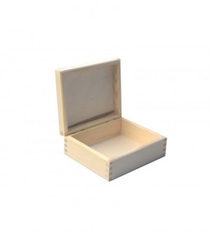 Drewniane pudełko do decoupage 19x19cm