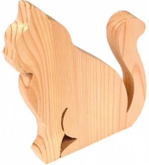 Cat wooden stand