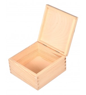 Pudełko drewniane kwadratowe 16x16x8cm