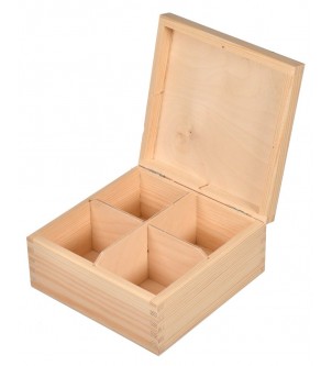 Box with four compartments...