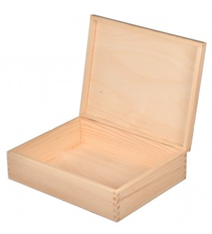 Drewniane pudełko do decoupage 28,5 x 22 x 8cm
