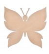 Motyl drewniany scrapki decoupage