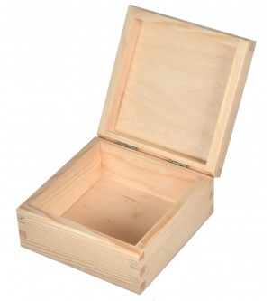 Pudełko drewniane 12x12x6cm