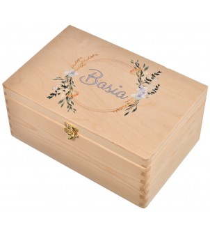 Pudełko drewniane personalizowane na prezenty