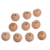 Drewniane korale 3cm komplet 10szt