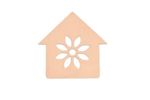 Dekor drewniany domek scrapki