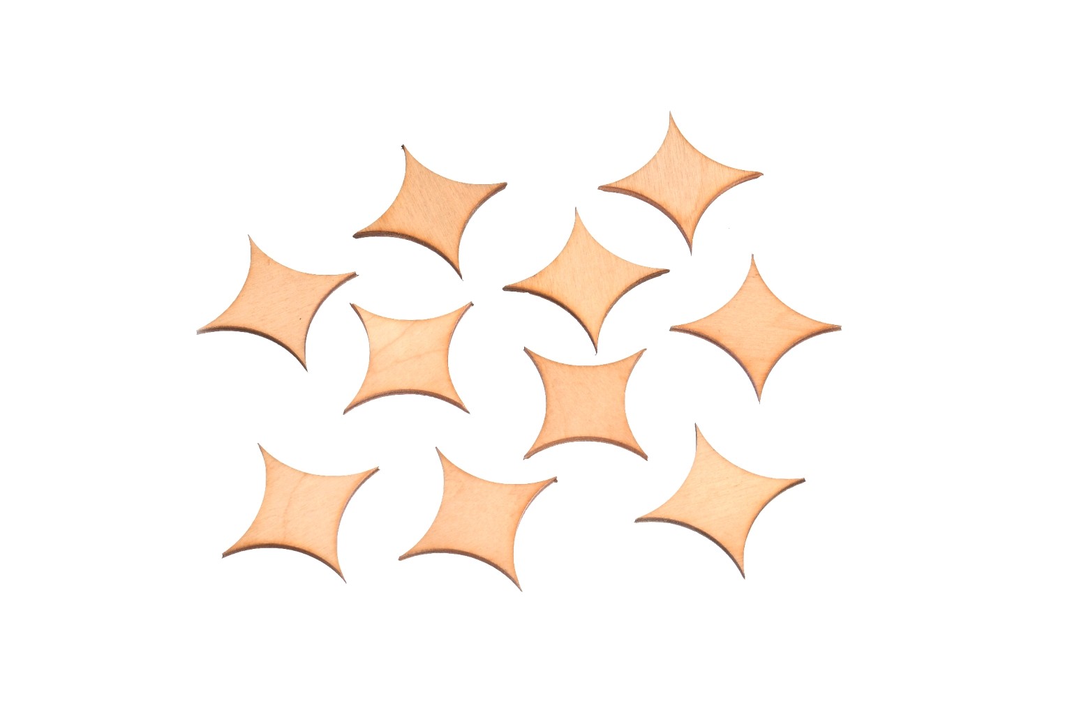 Skrapki drewniane do decoupage 10szt