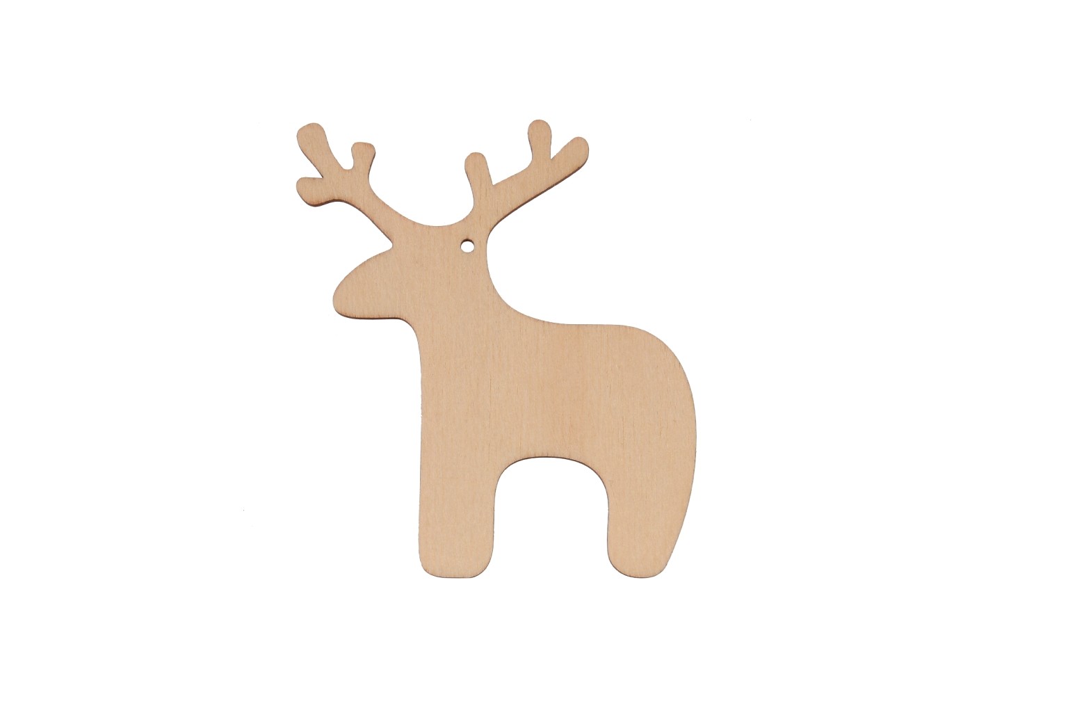 Drewniana zawieszka ozdobna renifer