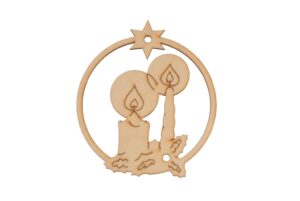 Bombka na choinkę zawieszka świece