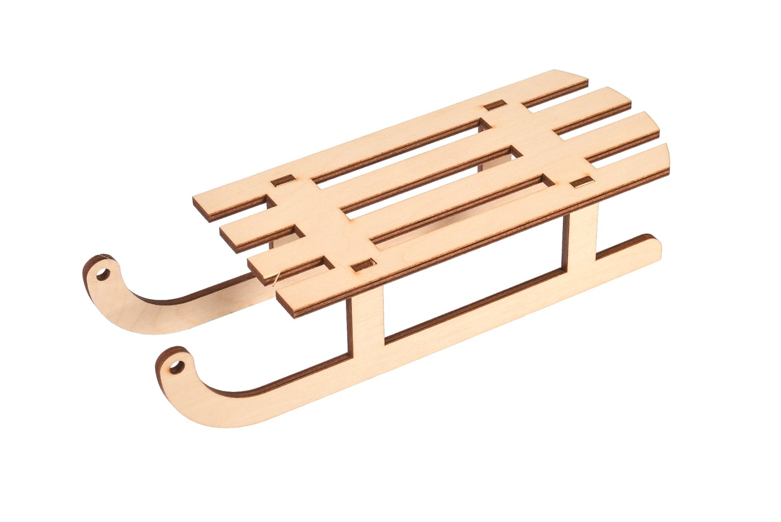 Sanki drewniane dekoracja świąteczna duże