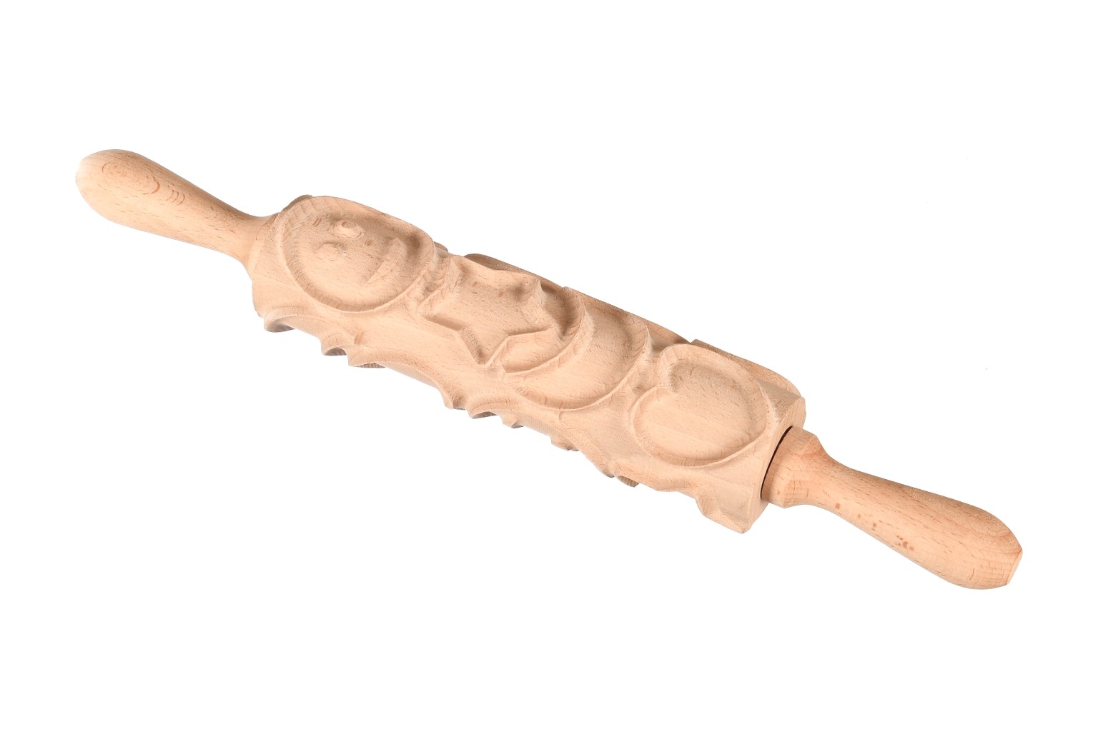 Wałek z foremkami do robienia ciasteczek