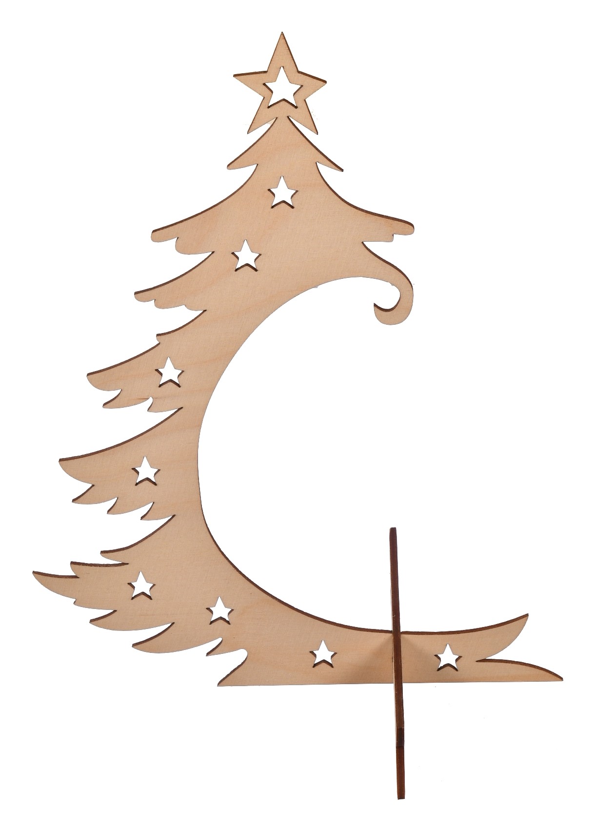 Stojak na bombkę choinka z gwiazdkami