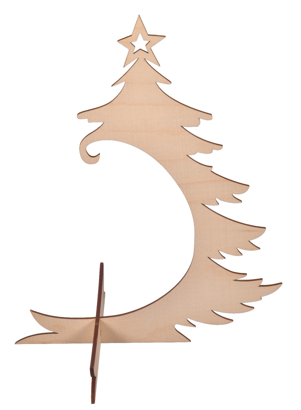 Ozdobny stojak w kształcie choinki na bombke