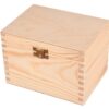 Pudełko drewniane z zapięciem 16x12cm