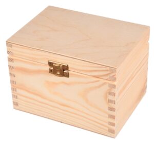 Pudełko drewniane z zapięciem 16x12cm