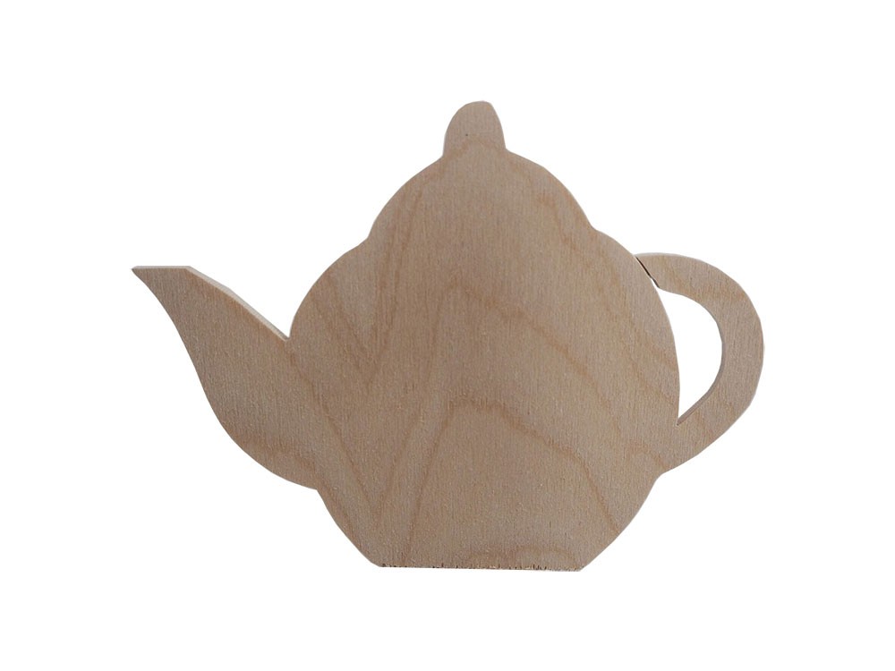 Imbryk drewniany dekor do decoupage