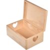 Pudełko drewniane uchwyt serce 30x20