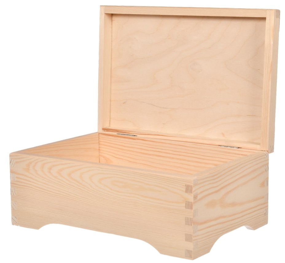 Drewniane pudełko 30x20x13cm szkatułka retro decoupage