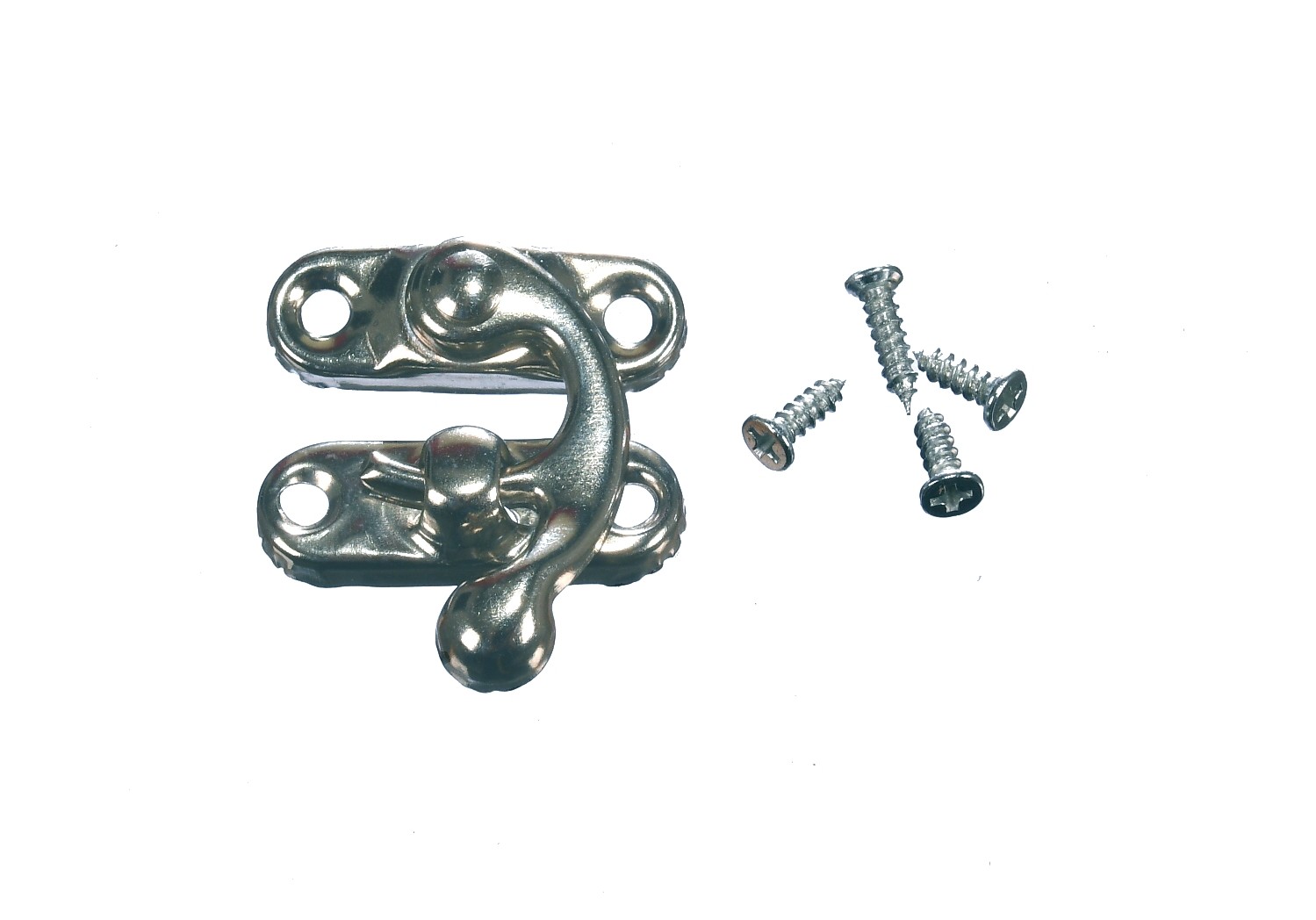 Zapięcie metalowe do pudełek - srebrne