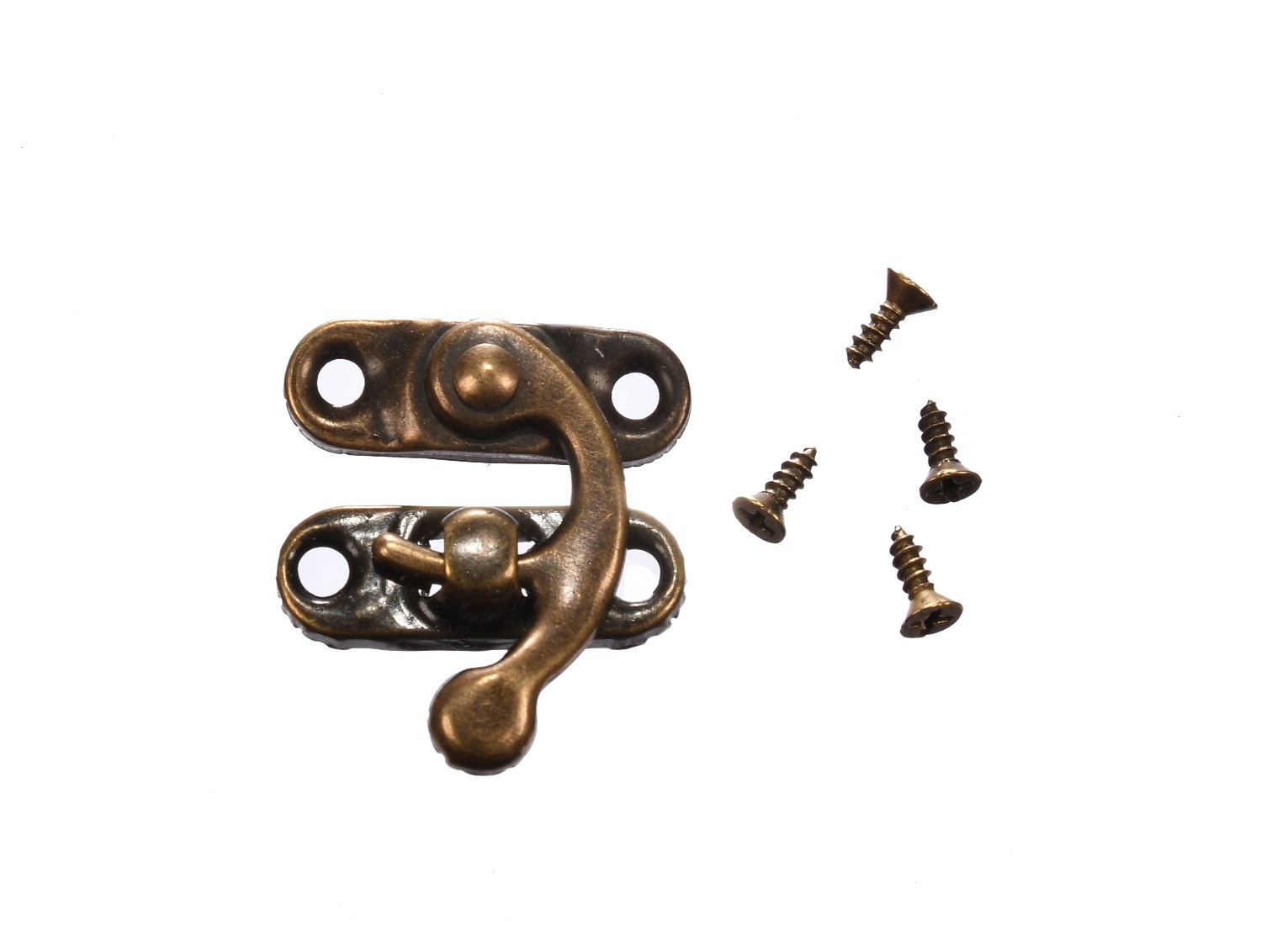 Zapięcie metalowe do pudełek - antyczne