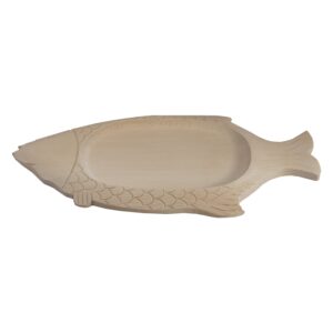 Drewniana deska świąteczna na rybę