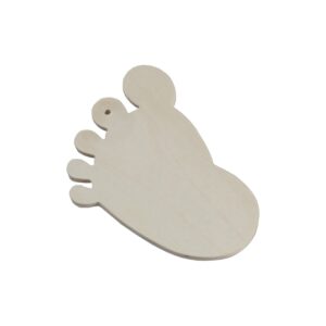 Drewniana zawieszka do samochodu stopa