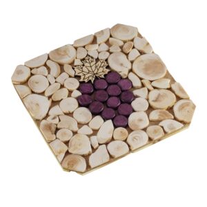 Podkładka drewniana pod gorące naczynia dwustronna