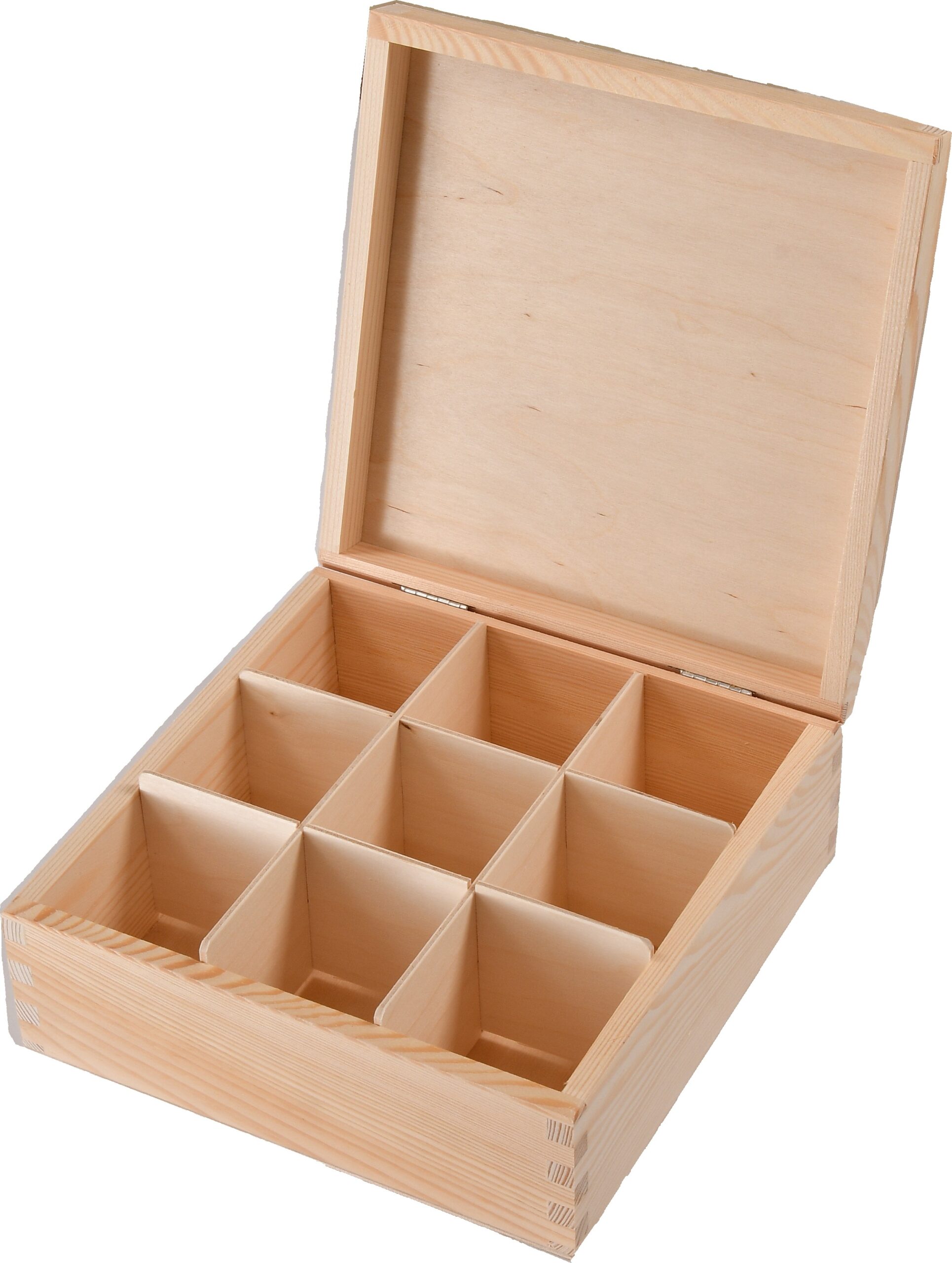 Pojemnik na herbatę drewniany h9