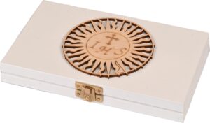 Pudełko na obrączki białe