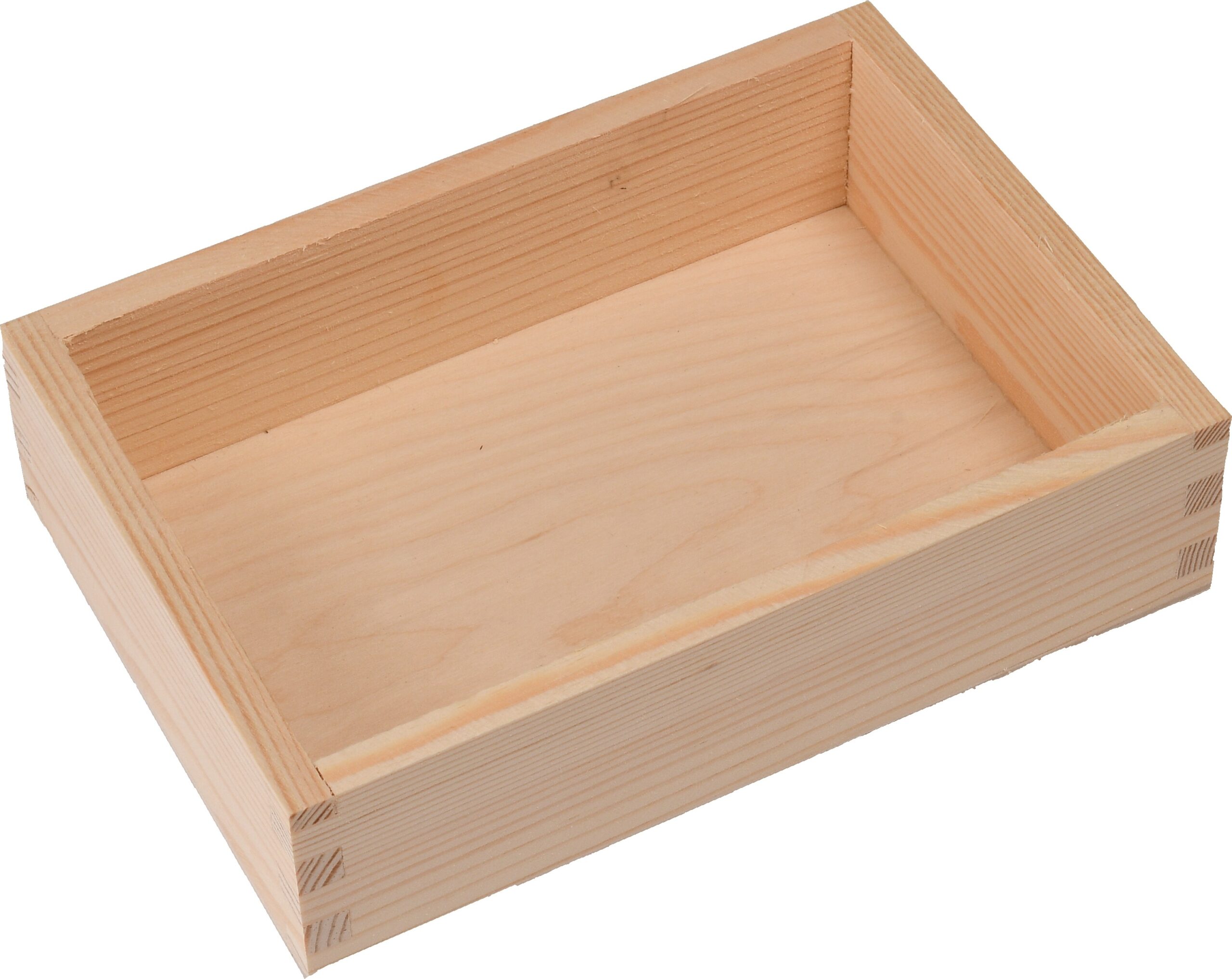 Skrzynka drewniana prezent stroiki