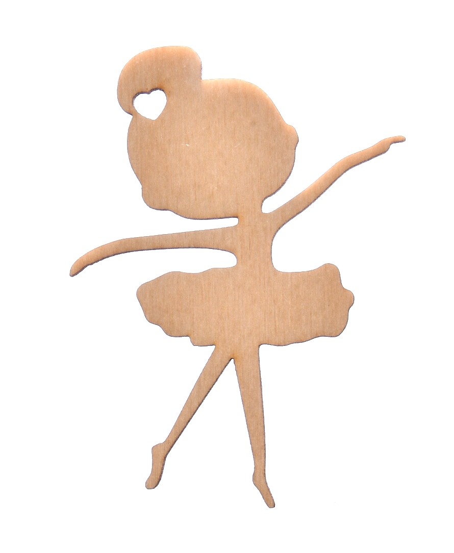 Baletnica ozdoba do decoupage B-2