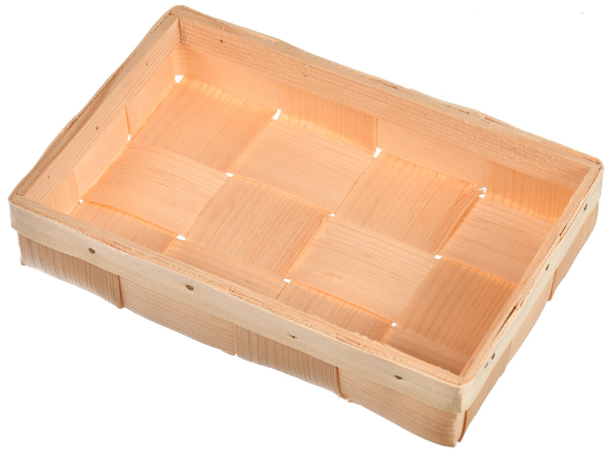 Koszyk drewniany opakowanie na prezent