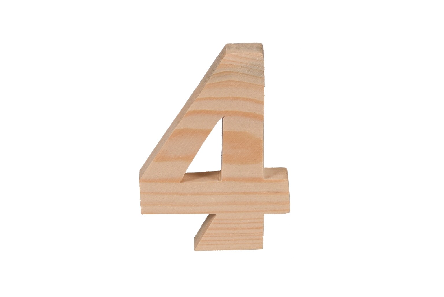 Cyfra drewniana 12cm