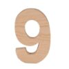 Cyfra drewniana 12cm