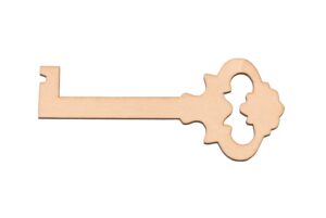 Dekor drewniany do decoupage klucz duży