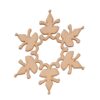 Dekor drewniany śnieżynka