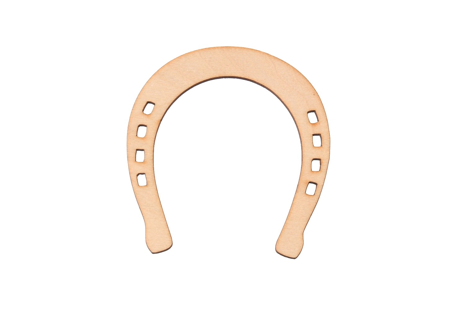 Podkowa drewniana ozdoba do decoupage