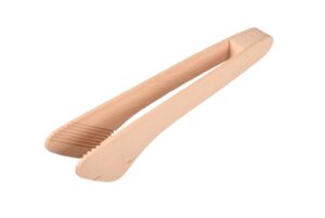 Drewniane szczypce kuchenne