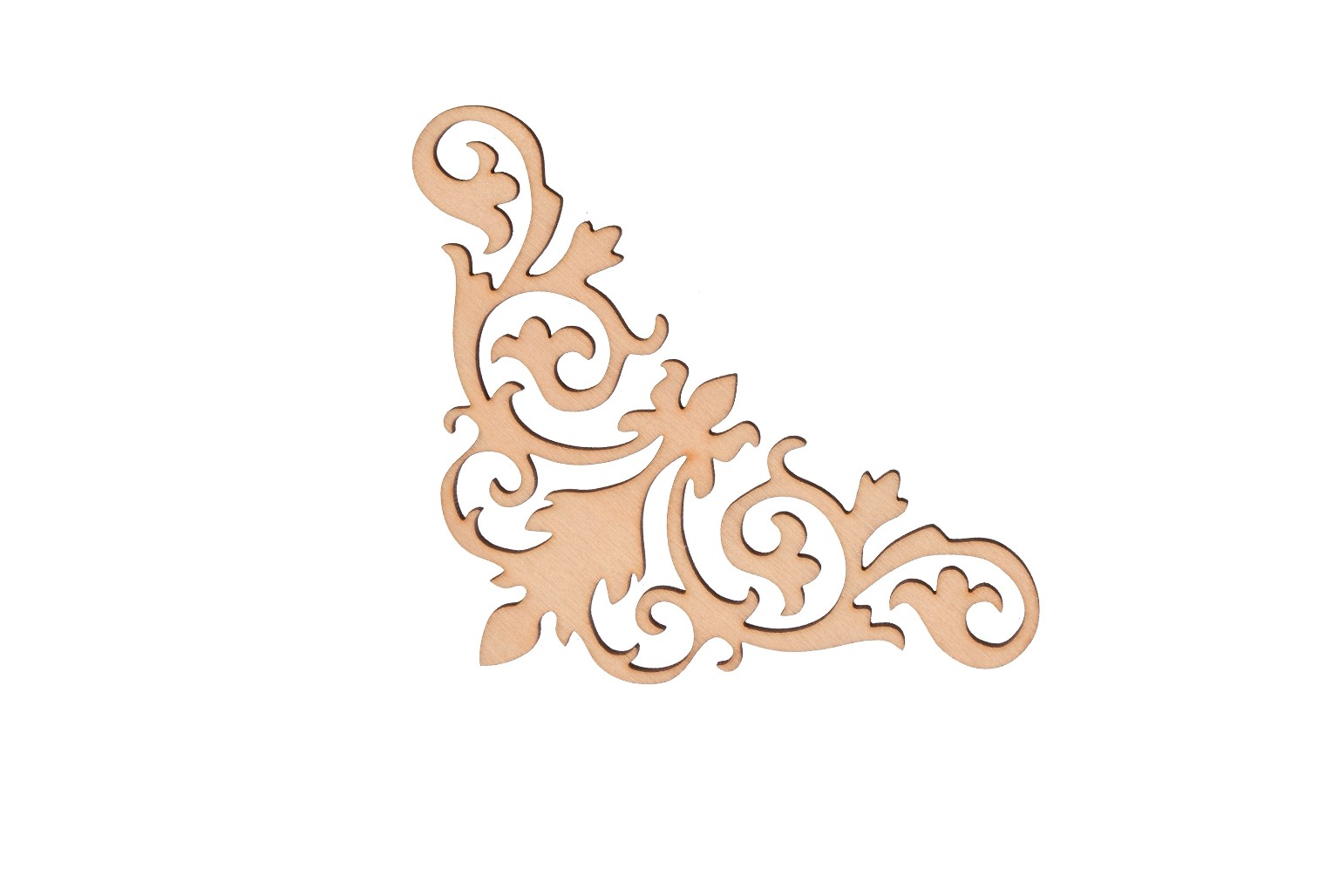 Ażur drewniany narożnik do decoupage