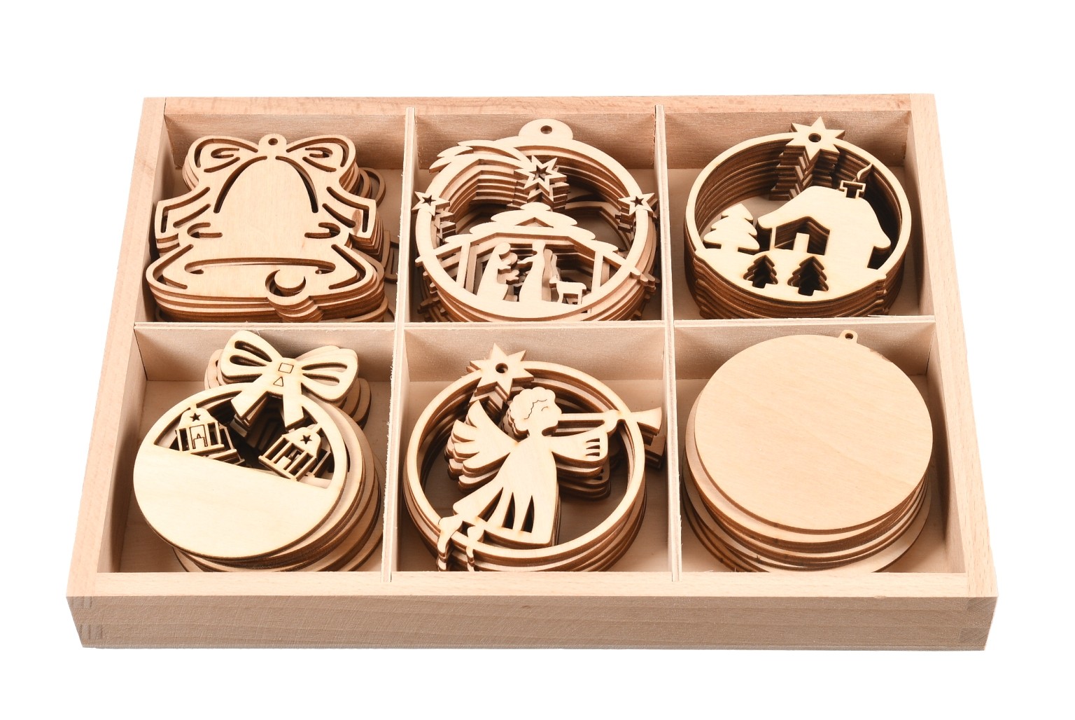 Komplet 60 bombek +skrzynka