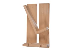 Drewniany stojak na wino