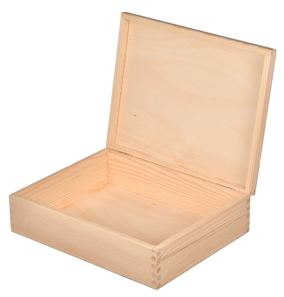 Drewniane pudełko do decoupage 28,5 x 22 x 8cm