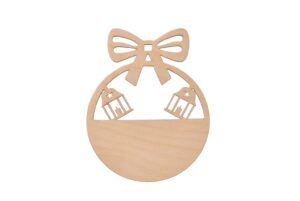 Zawieszka na choinkę bombka 14x11cm