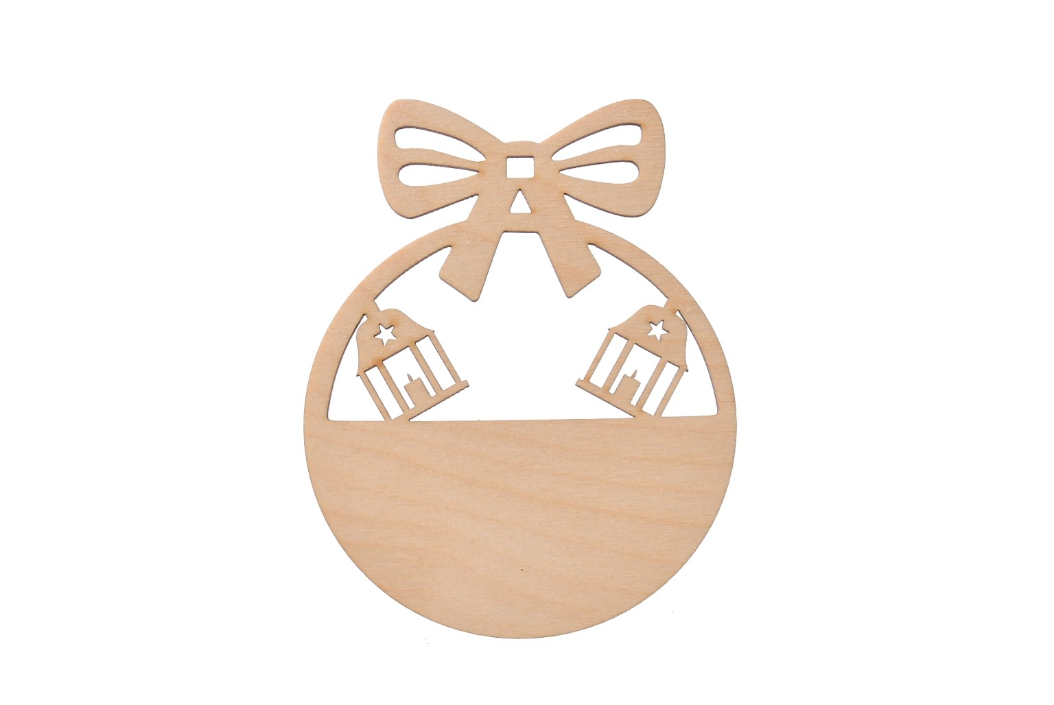 Zawieszka na choinkę bombka 14x11cm