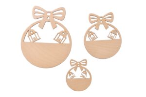 Bombki na choinkę komplet 3szt