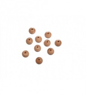 Korale drewniane w komplecie 10szt