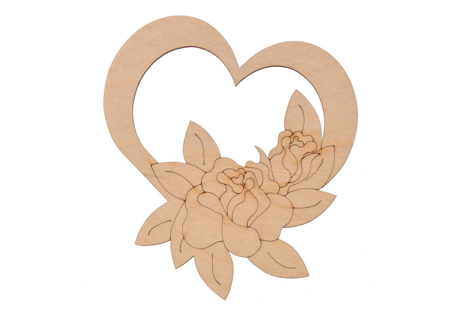 Serce małe dekoracja do decoupage