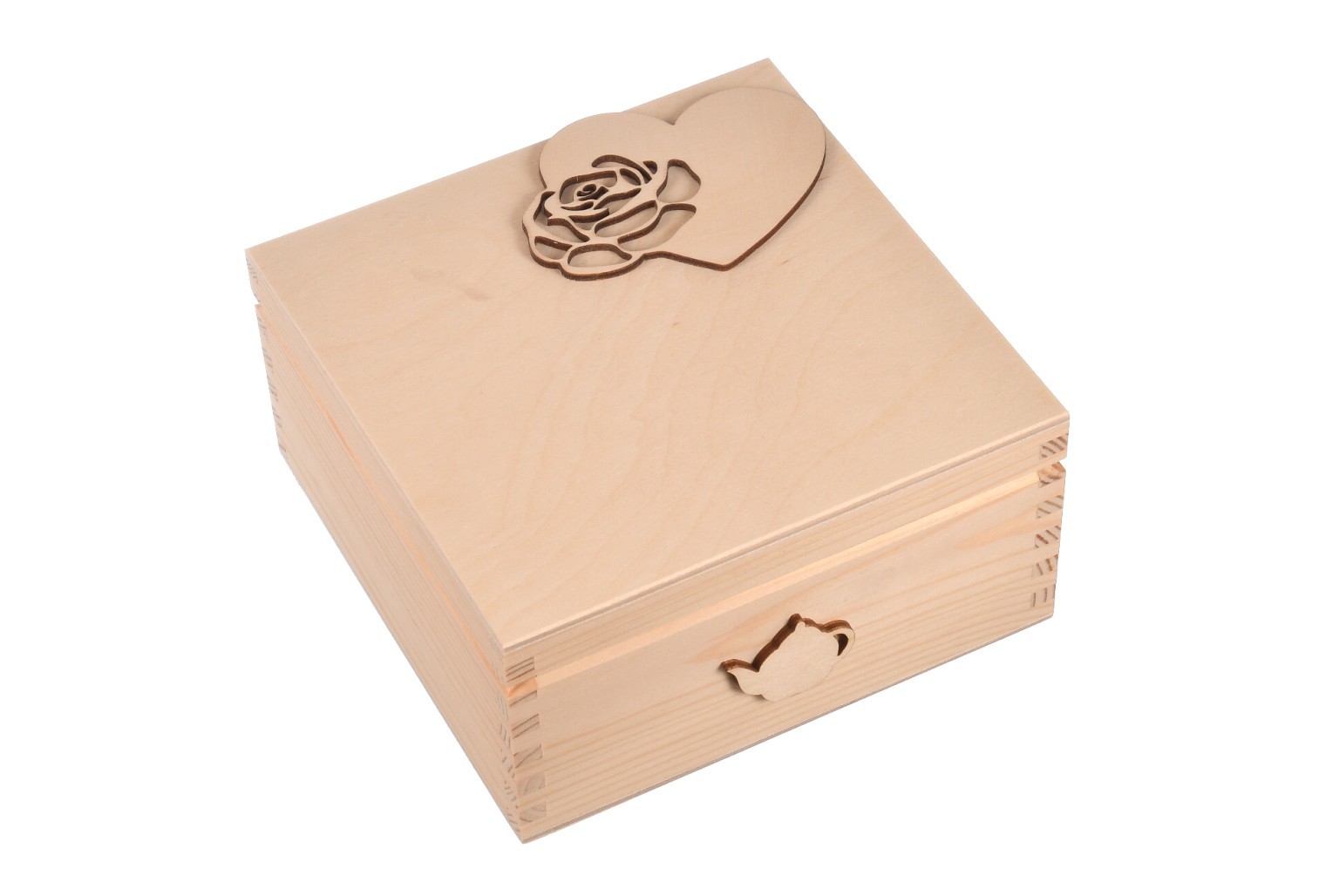 Pudełko na herbatę z dekorami