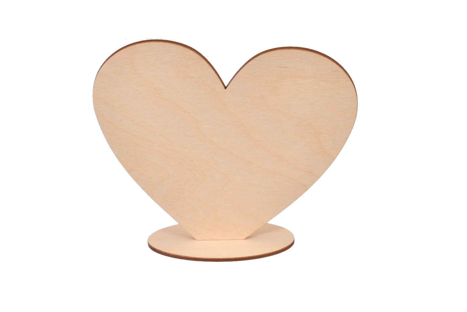 Serce drewniane do decoupage