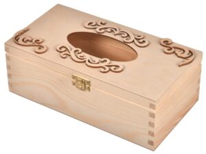 Pudełko drewniane na chusteczki